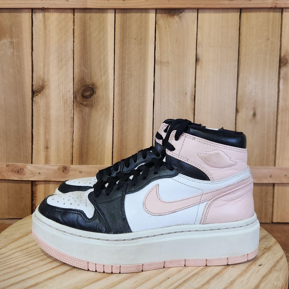 Nike Air Jordan 1 Elevate High Shoes Womens 8 Pink Black Sneakers DN3253-061
